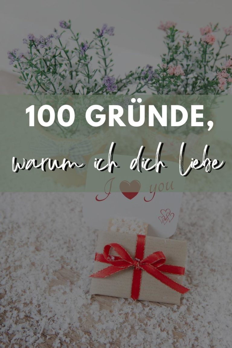 100 Gründe warum ich dich liebe