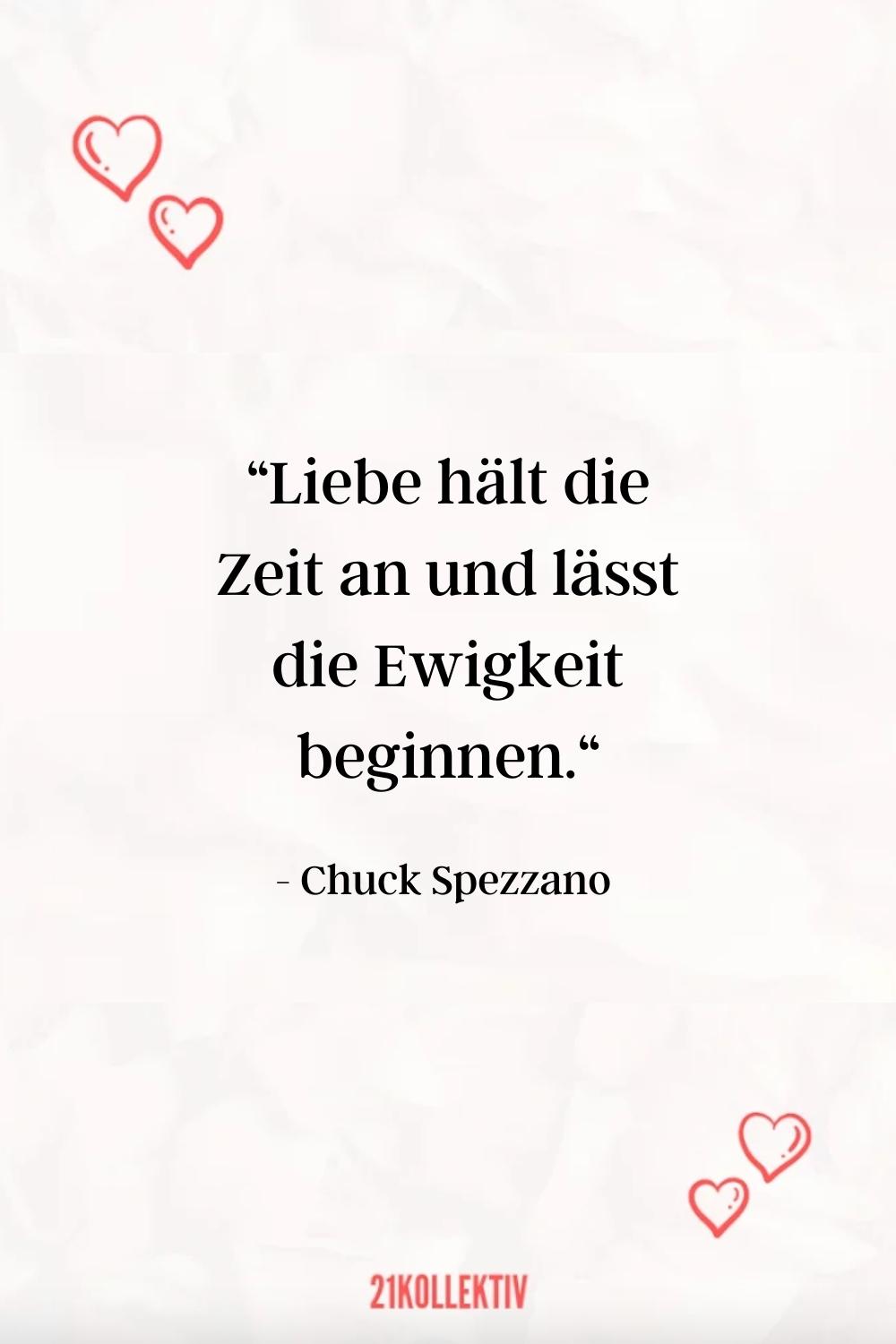 Liebe hält die Zeit an und lässt die Ewigkeit beginnen