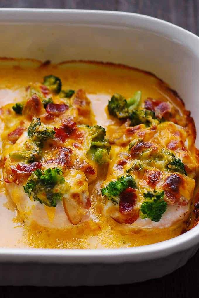 baked ranch chicken with broccoli and bacon 5