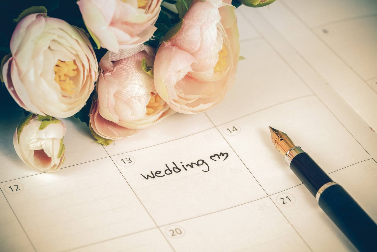ein schöner Hochzeitsplaner