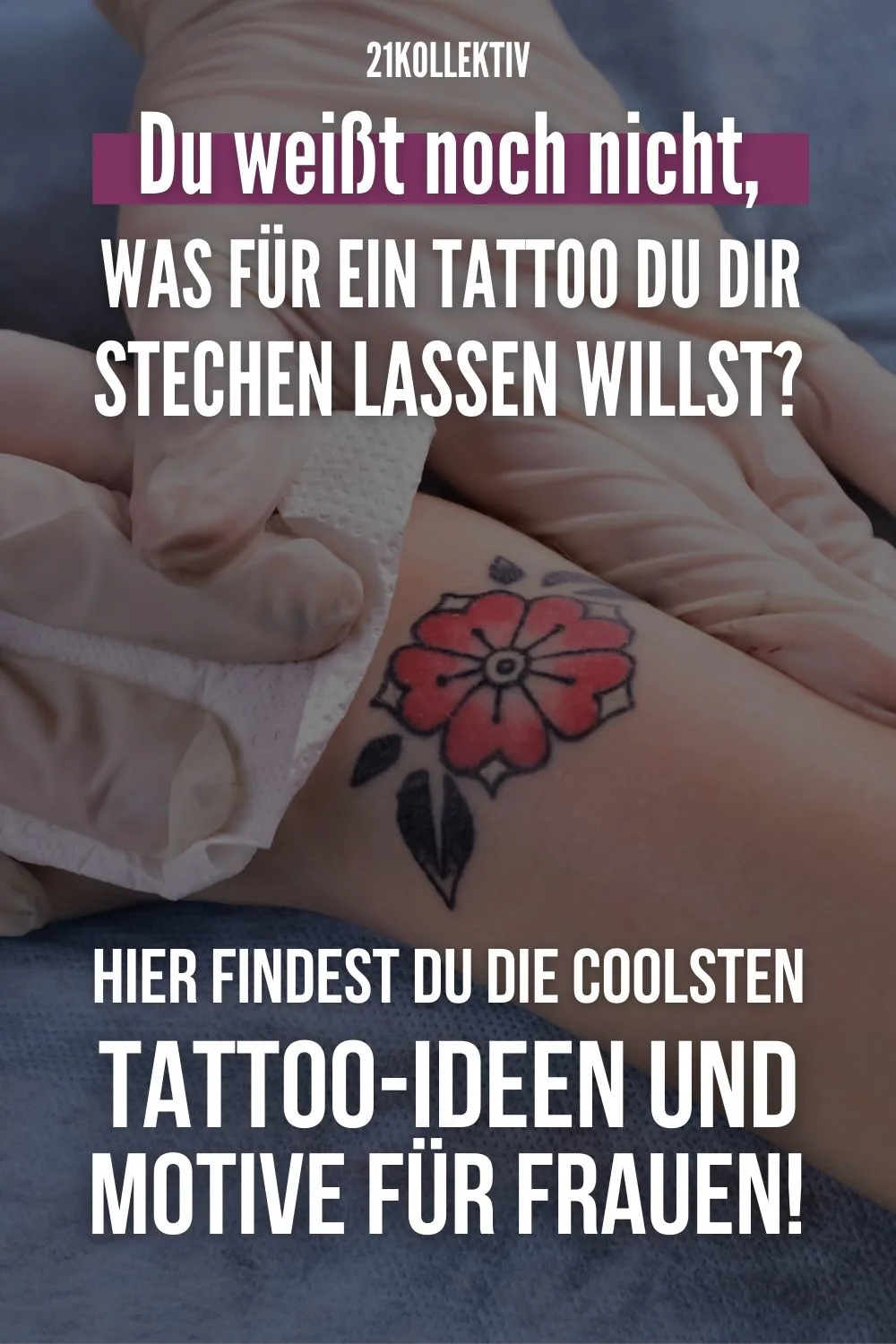 Du weißt noch nicht, was für ein Tattoo du dir stechen lassen willst? HIER findest du die coolsten Tattoo-Ideen und Motive für Frauen!
