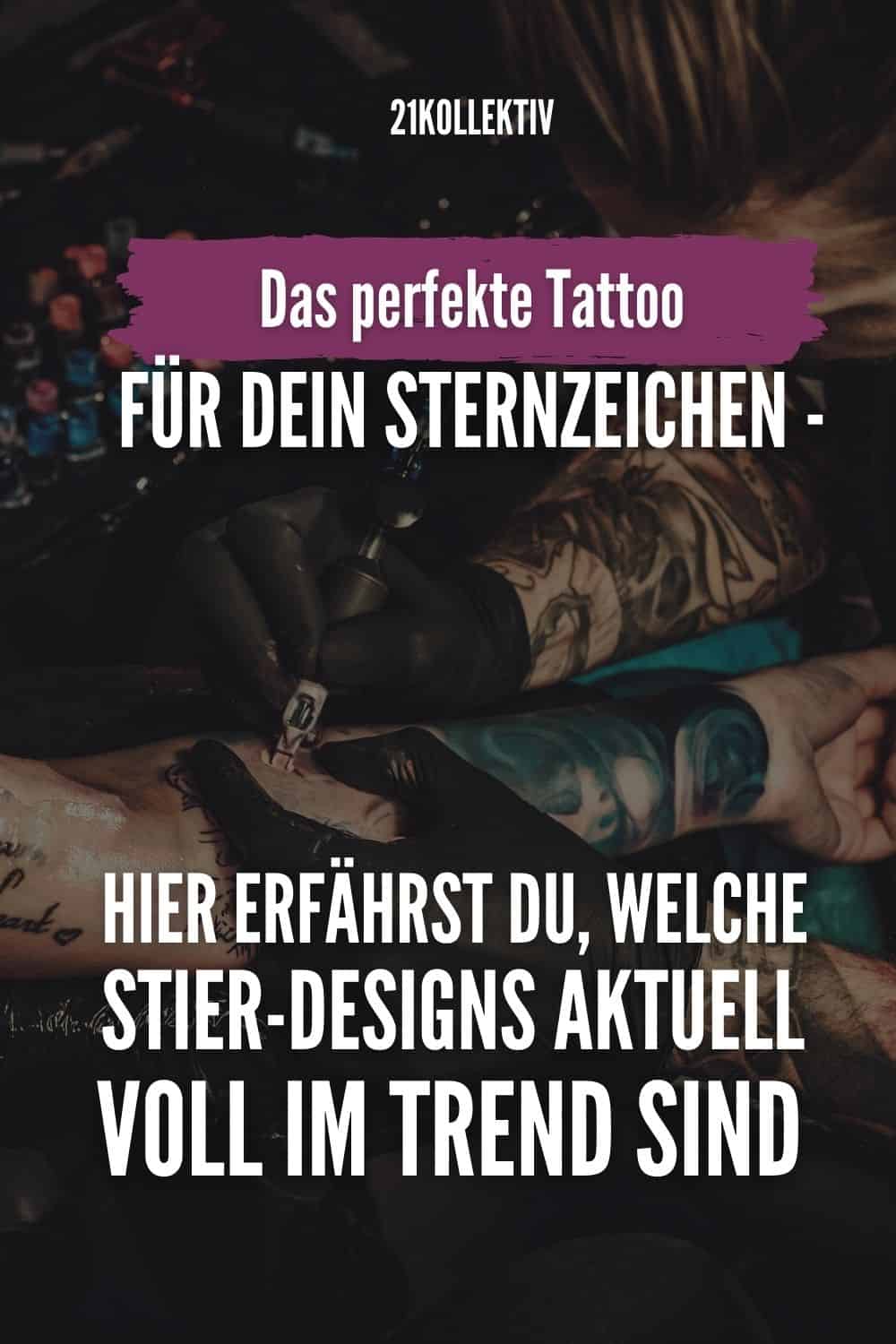 Stier sternzeichen frau tattoo