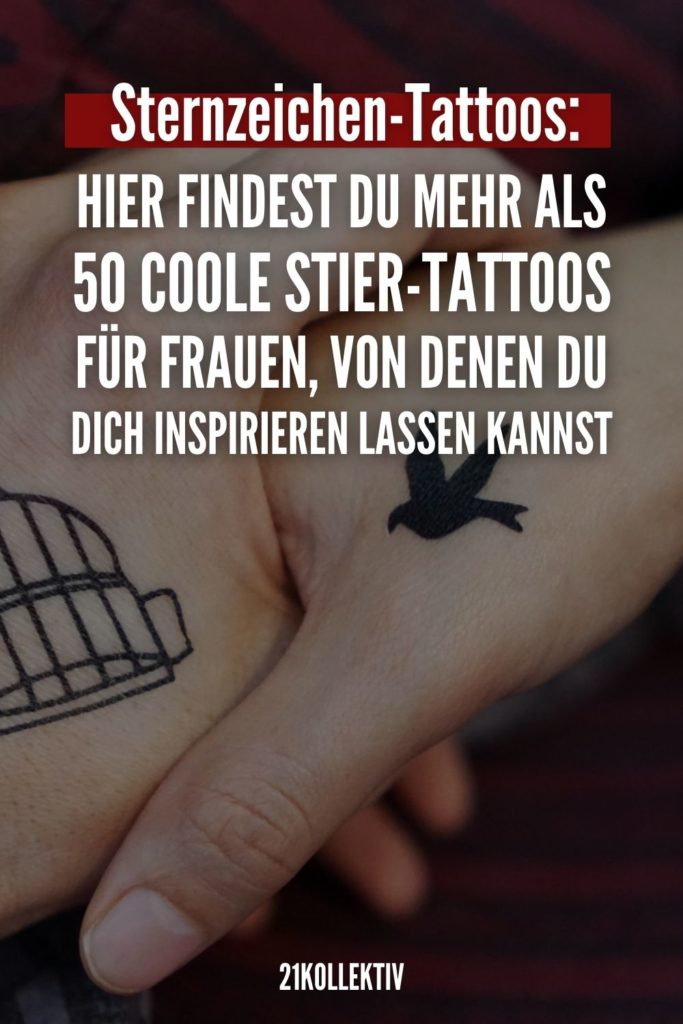 50+ StierTattooDesigns und Ideen für Frauen (mit Bedeutung)