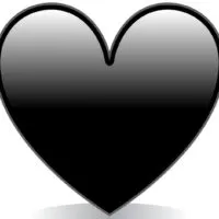 Schwarzes Herz-Emoji