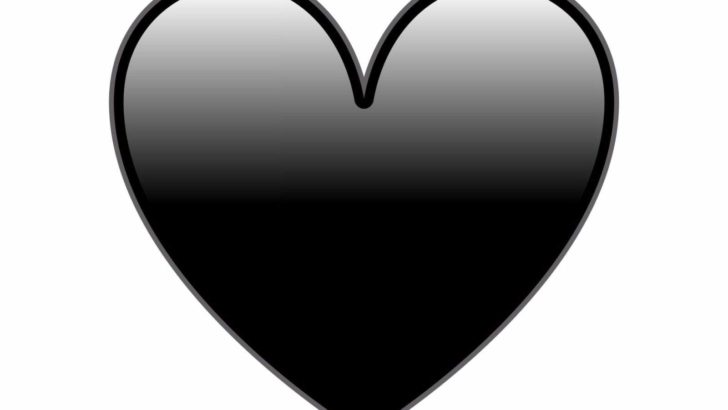 Schwarzes Herz: Bedeutung des Emojis