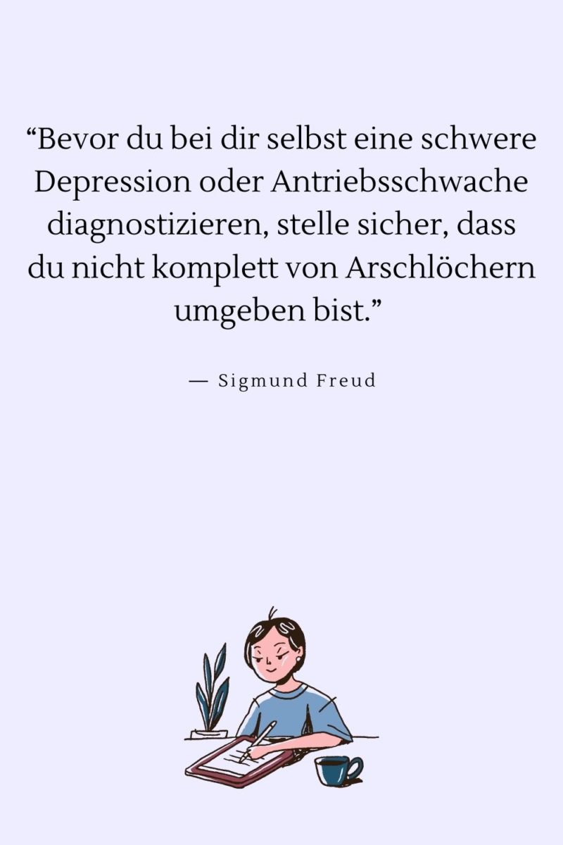 Depressive Sprüche und Sprüche, die zum Nachdenken anregen