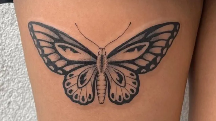 Die verborgene Schmetterling Tattoo Bedeutung