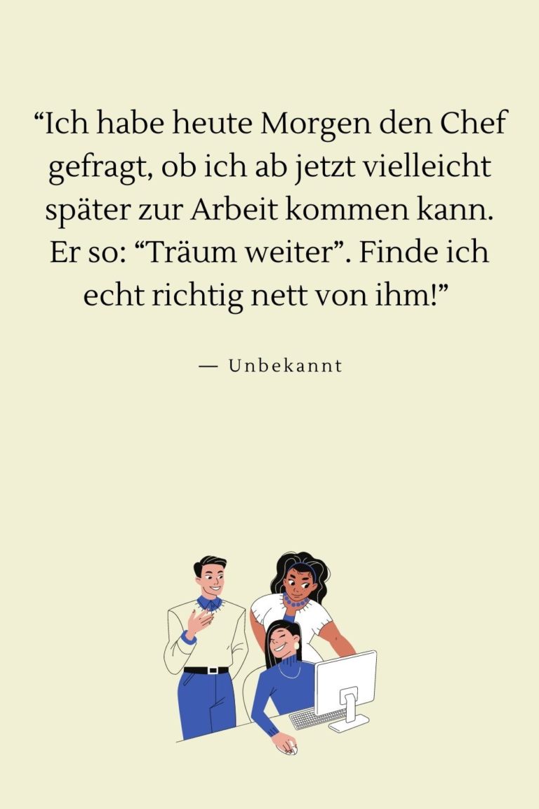 Überwinde Stress mit 66 lustigen Sprüchen über die Arbeit