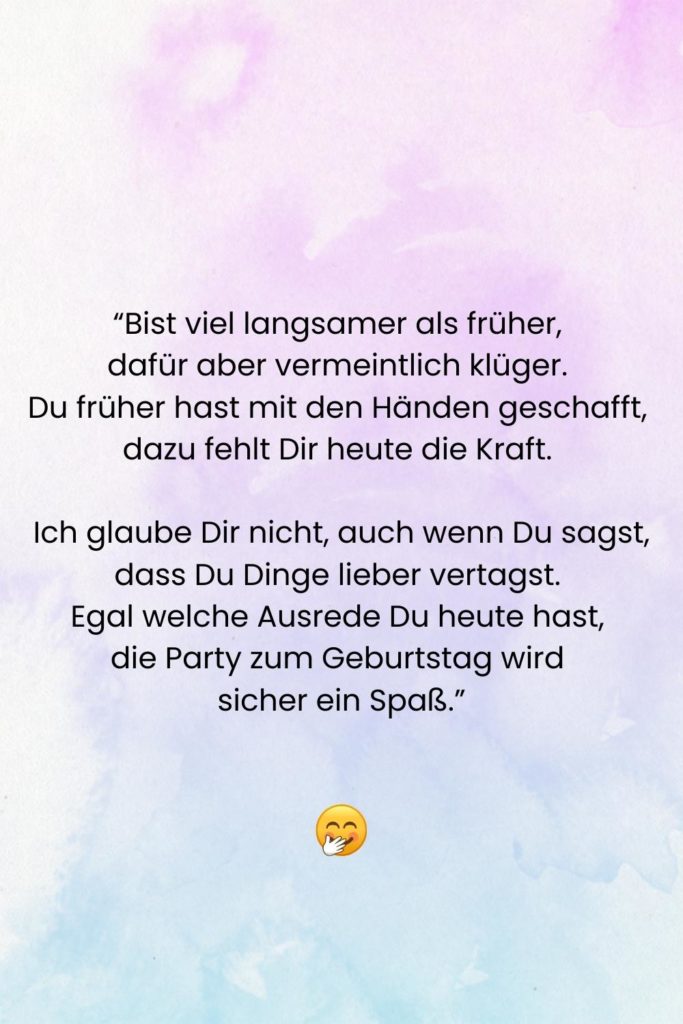 70 lustige und freche Sprüche zum 70. Geburtstag
