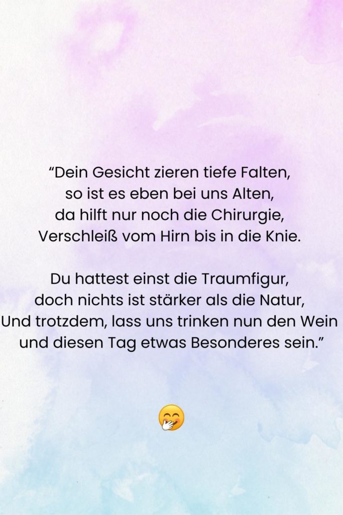 70 lustige und freche Sprüche zum 70. Geburtstag