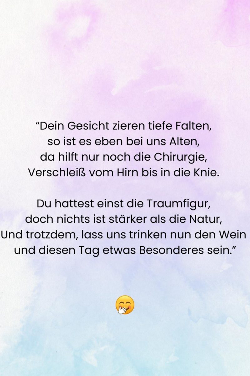 70 lustige und freche Sprüche zum 70. Geburtstag