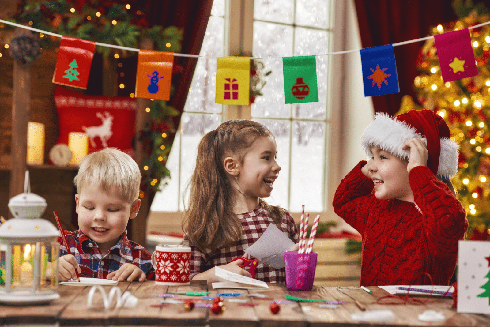 Weihnachtskarten für Kinder