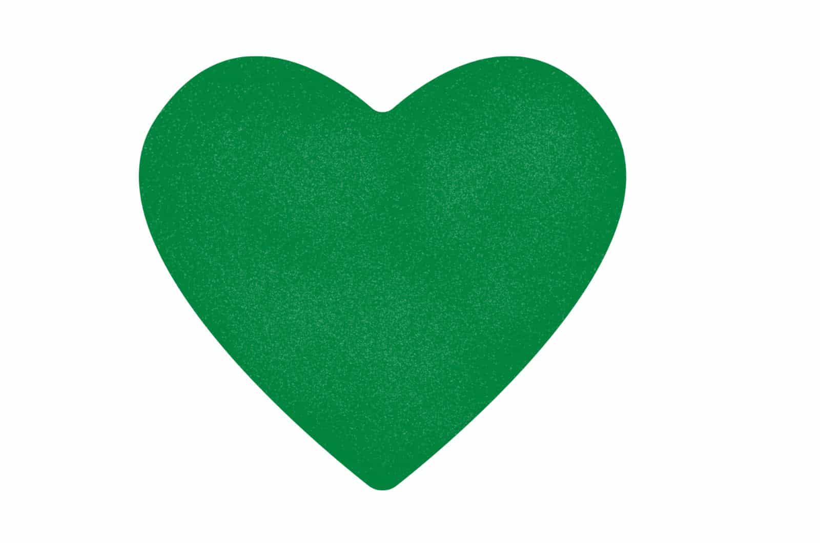 Dunkelgrünes Herz Emoji