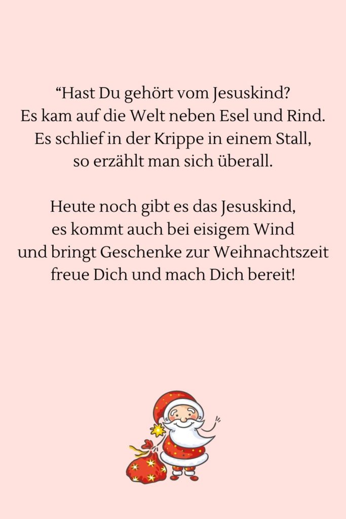 Die 44 schönsten Weihnachtsgrüße für Kinder