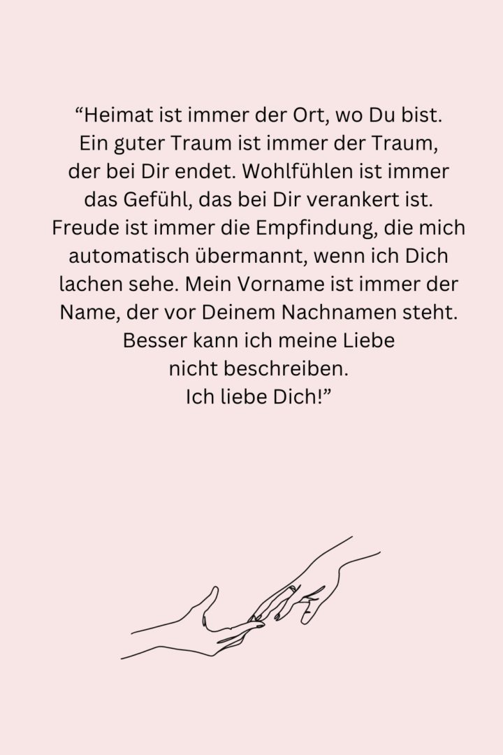 Die 80 schönsten Sprüche für deine Liebeserklärung
