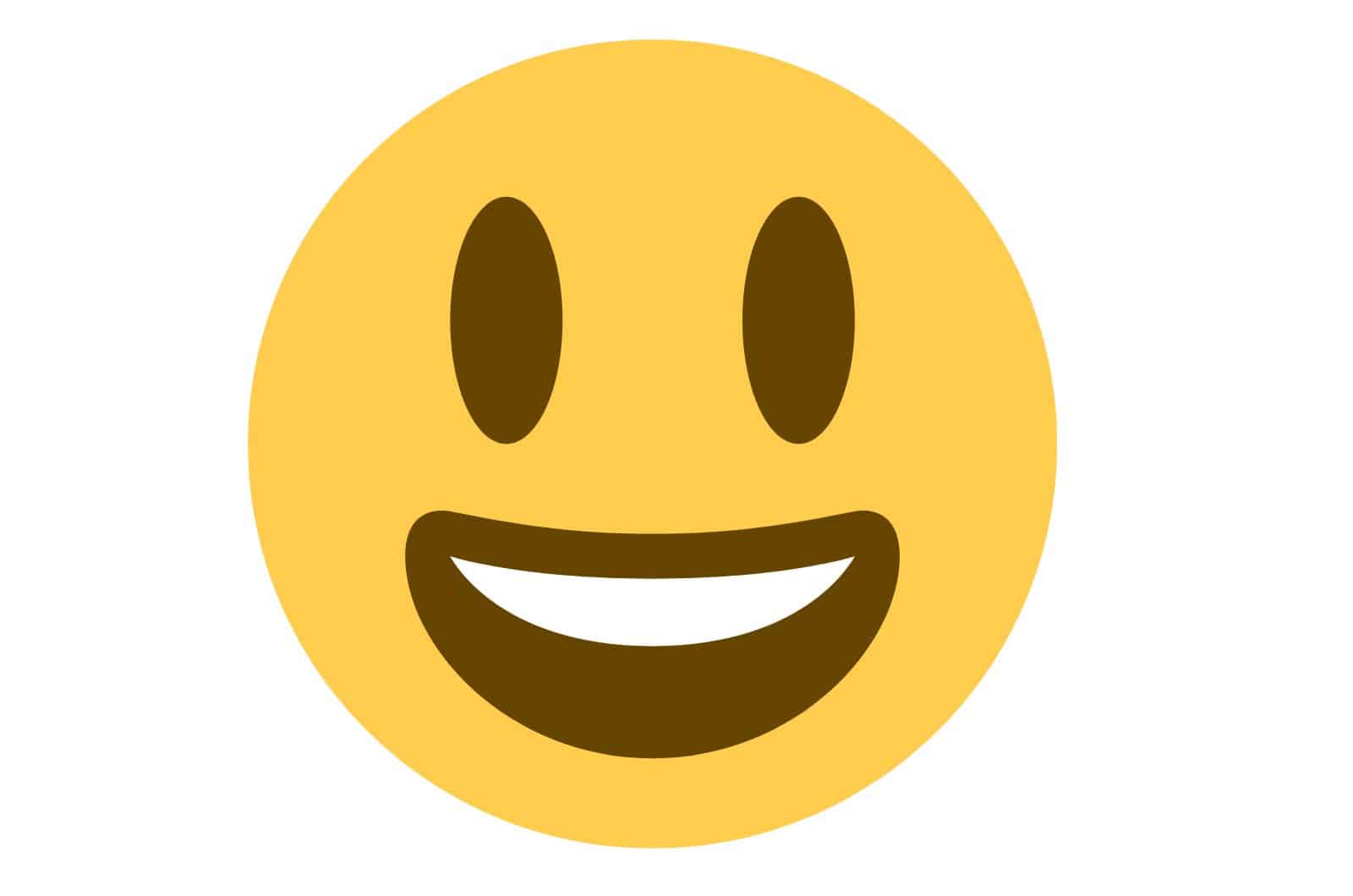 lachendes gelbes Emoji
