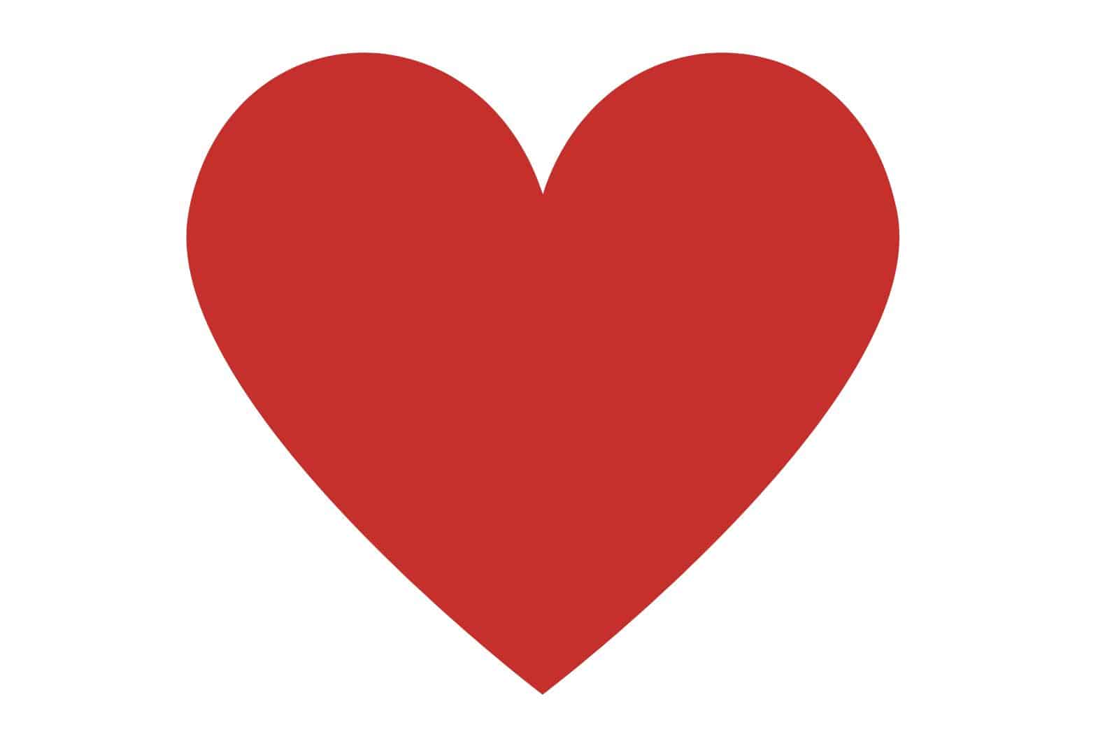 rotes Herz-Emoji
