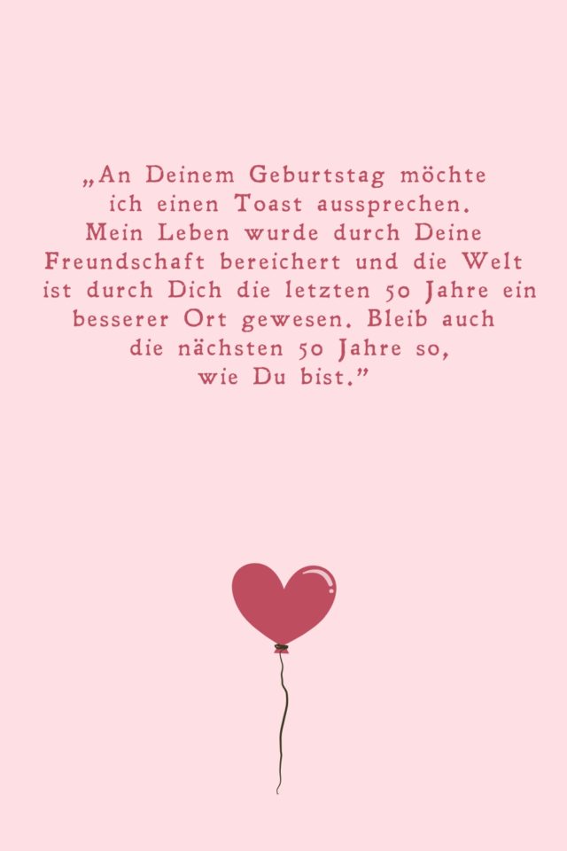 Die 100 besten Sprüche und Zitate zum 50. Geburtstag