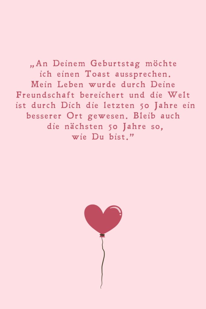 Die 100 besten Sprüche und Zitate zum 50. Geburtstag